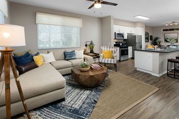 Open concept living area